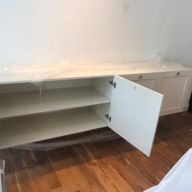 Modern interior renovation at Limestone villa Dubai